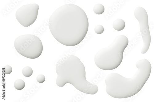Milk Isolated on White Background
