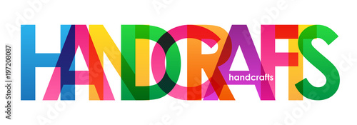 HANDCRAFTS Colourful Letters Icon