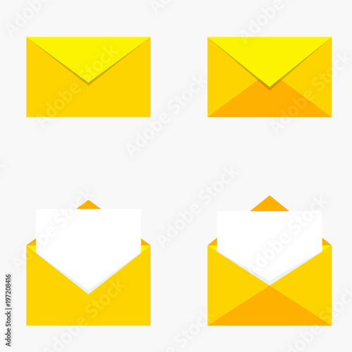 Envelope, letter, vector image