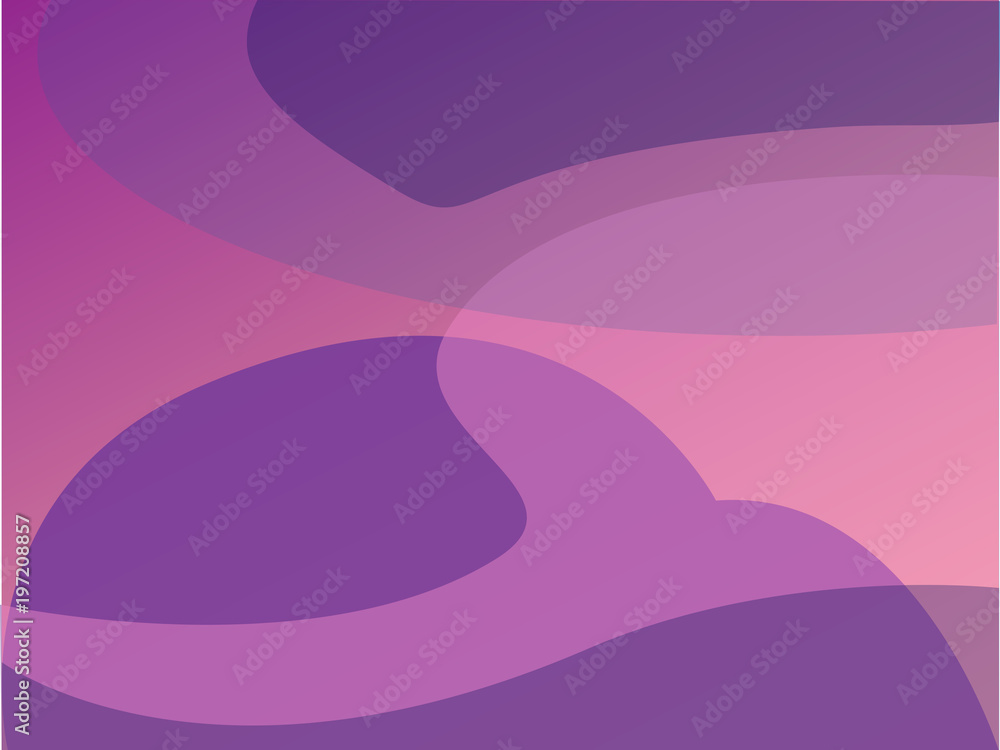 Fototapeta premium Vector violet, purple background with parallax effect - transpar