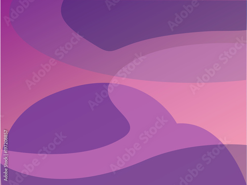 Vector violet, purple background with parallax effect - transpar