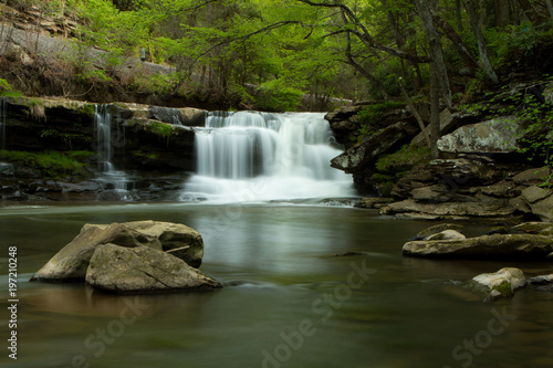 peaceful water fall 