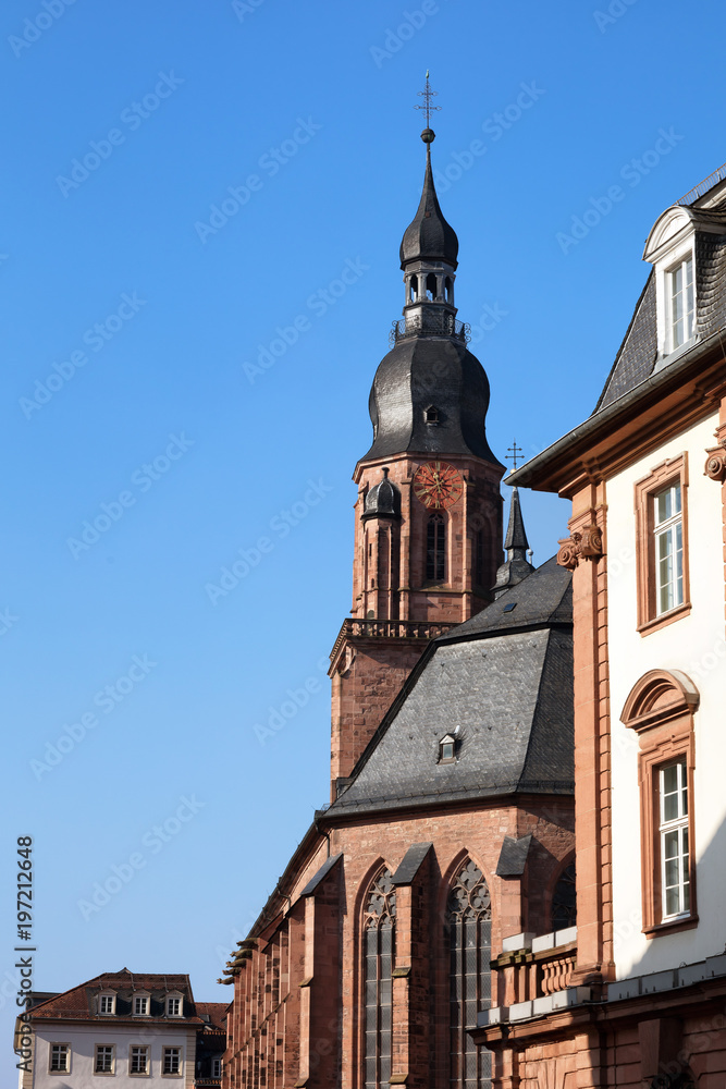 Tour de la Cathédrale d'Heidelberg,Région métropolitaine Rhin-Neckar Heidelberg, Allemagne