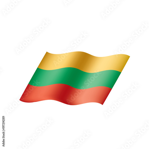 Lithuania flag, vector illustration Free Download Lithuania flag, vector illustration - GFXLoad