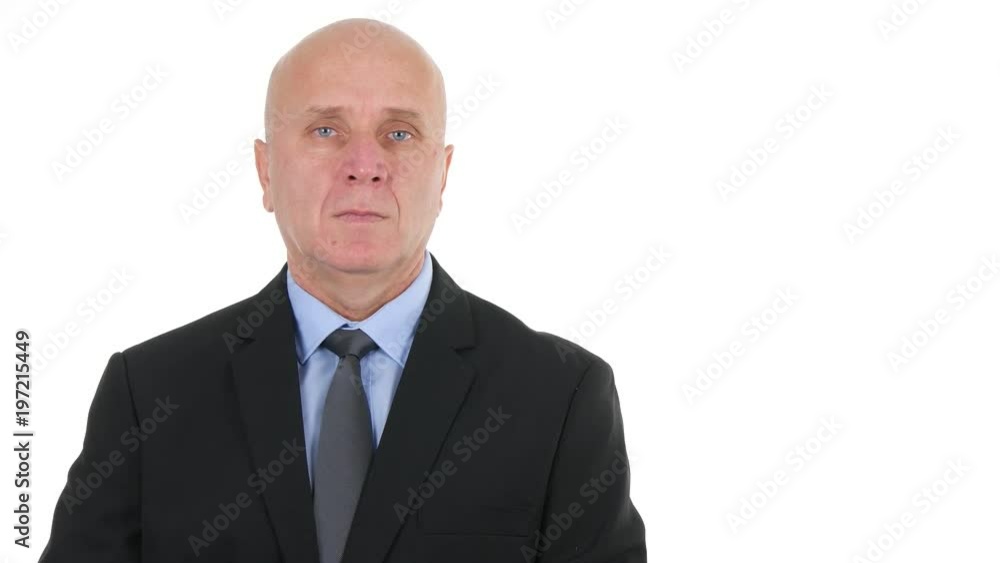 Overworked Businessman Image Gesturing Yawn Feeling Tired White Background Overworked Businessman Image Gesturing Yawn Feeling Tired White Background
