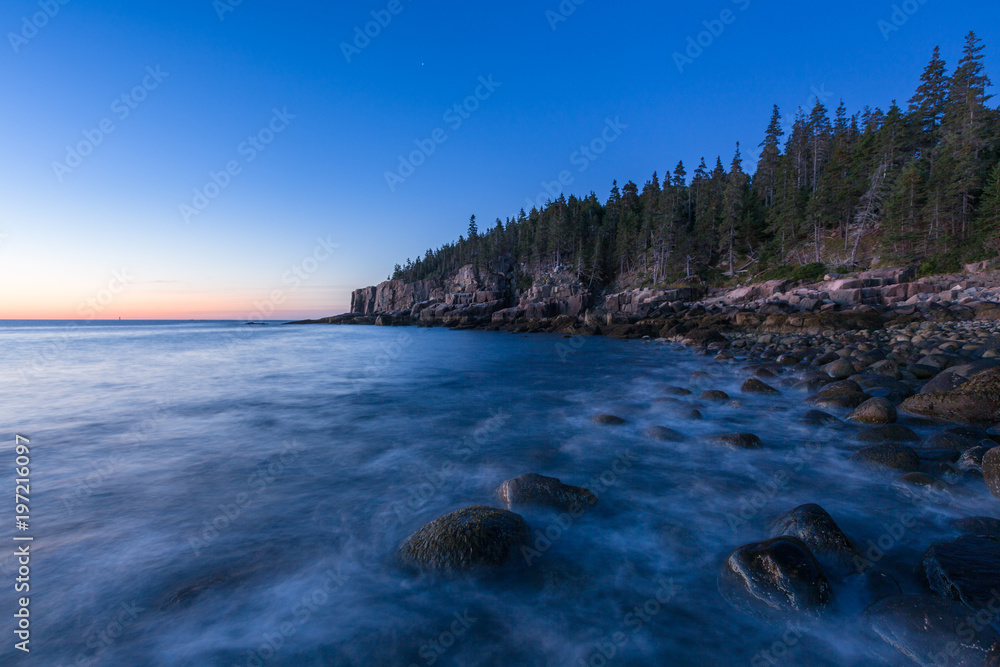 Acadia National Park Ocean Cliff Sunrise