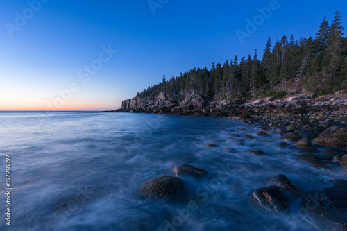 Acadia National Park Ocean Cliff Sunrise