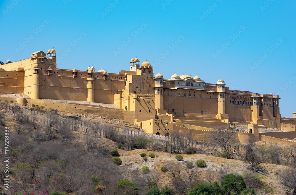 Amazing Amer or Amber fort in Jaipur, Rajasthan, India
