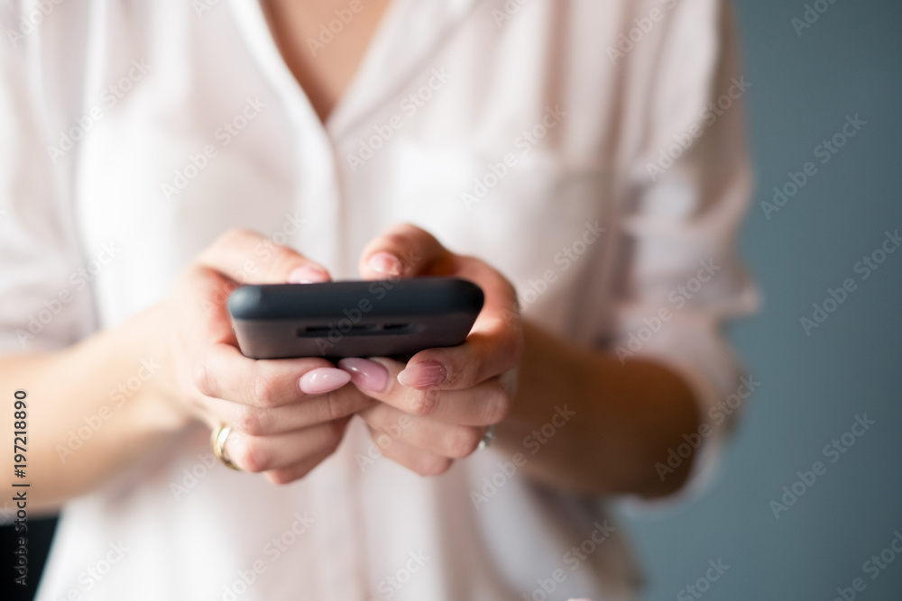 business woman using mobile phone business woman using mobile phone