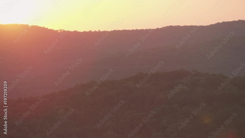 Beautiful Green Valley Beneath A Sunrise Beautiful Green Valley Beneath A Sunrise