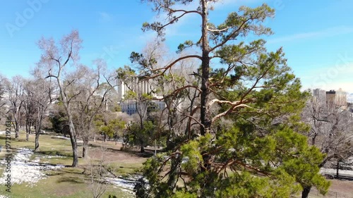 Reno skyline on a winter day