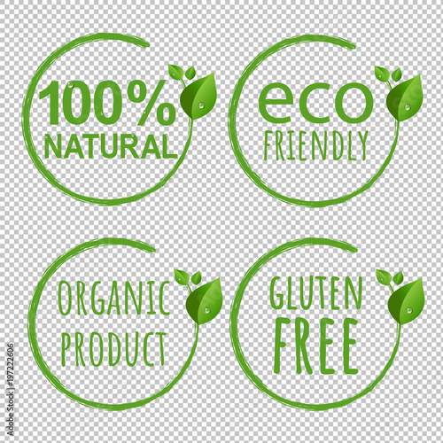 Eco Logo Symbol Transparent Background