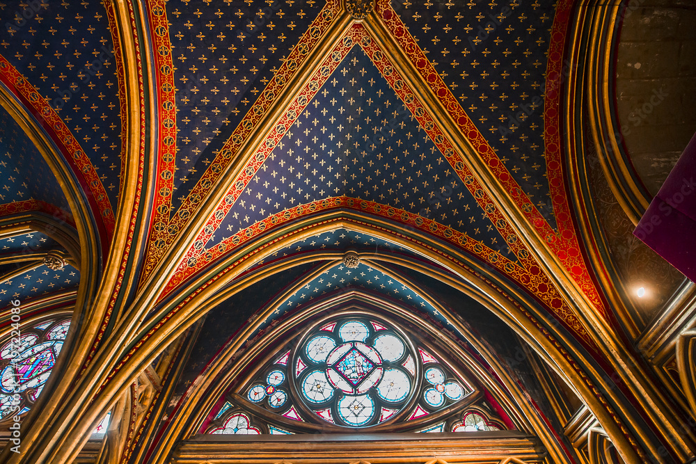 The Sainte Chapelle church, Paris, France