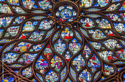 The Sainte Chapelle church, Paris, France photo