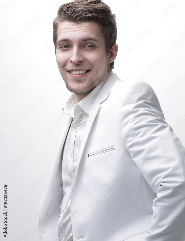 closeup.confident young businessman closeup.confident young businessman