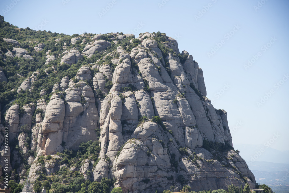 Naklejka premium The Mountain of Montserrat, Catalonia, Spain