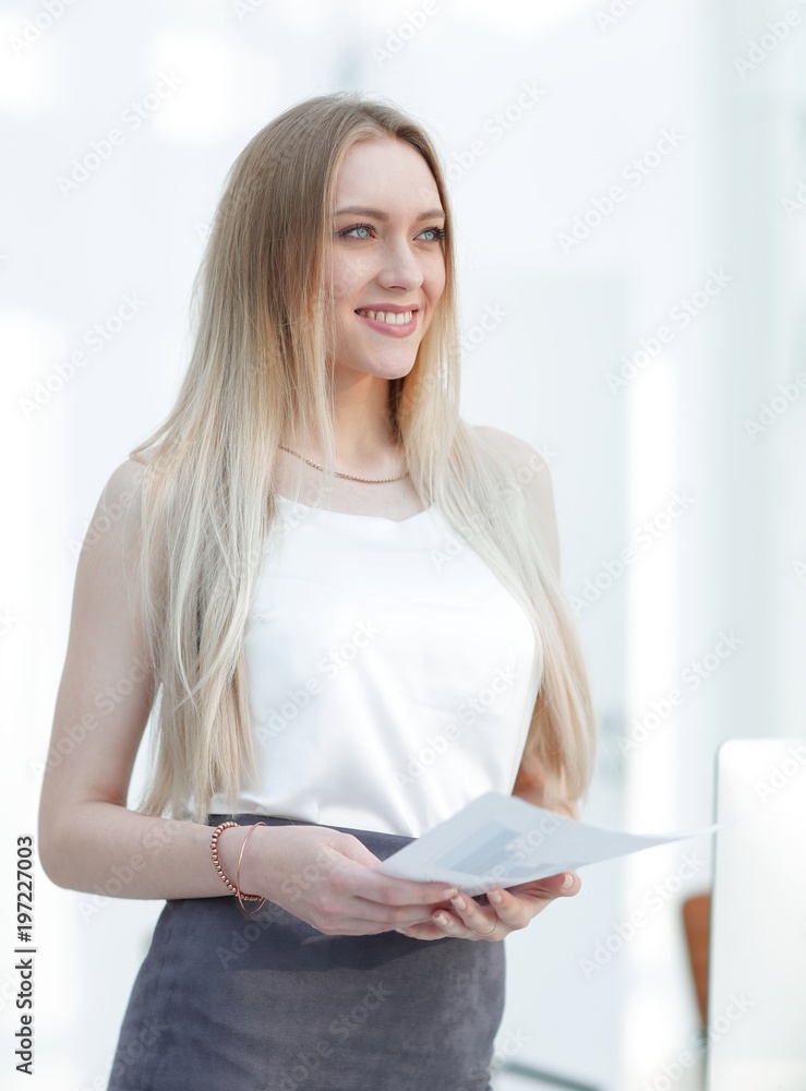 close-up portrait of an elegant young business woman. close-up portrait of an elegant young business woman.