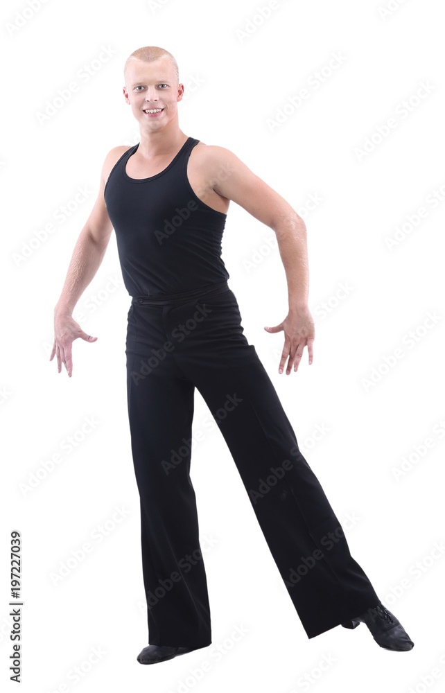 Man Dancer ballroom dancing. Portrait of a dancer Man Dancer ballroom dancing. Portrait of a dancer