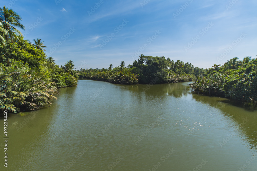 Lagoon near Negombo, Sri Lanka