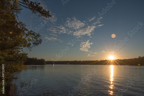 Sunset on the lake 3