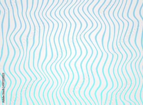 Abstract of gradiene sea blue lines wave in pattern, soft white of rough surface