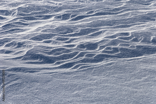 Strukturen im Schnee