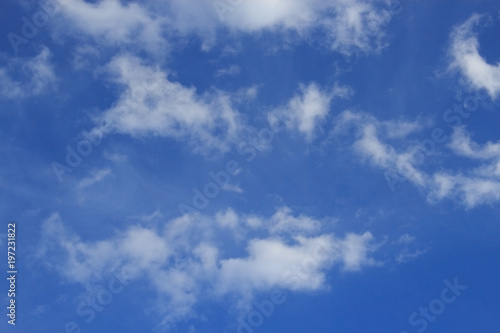 Clouds in the blue sky. ©  Iryna	