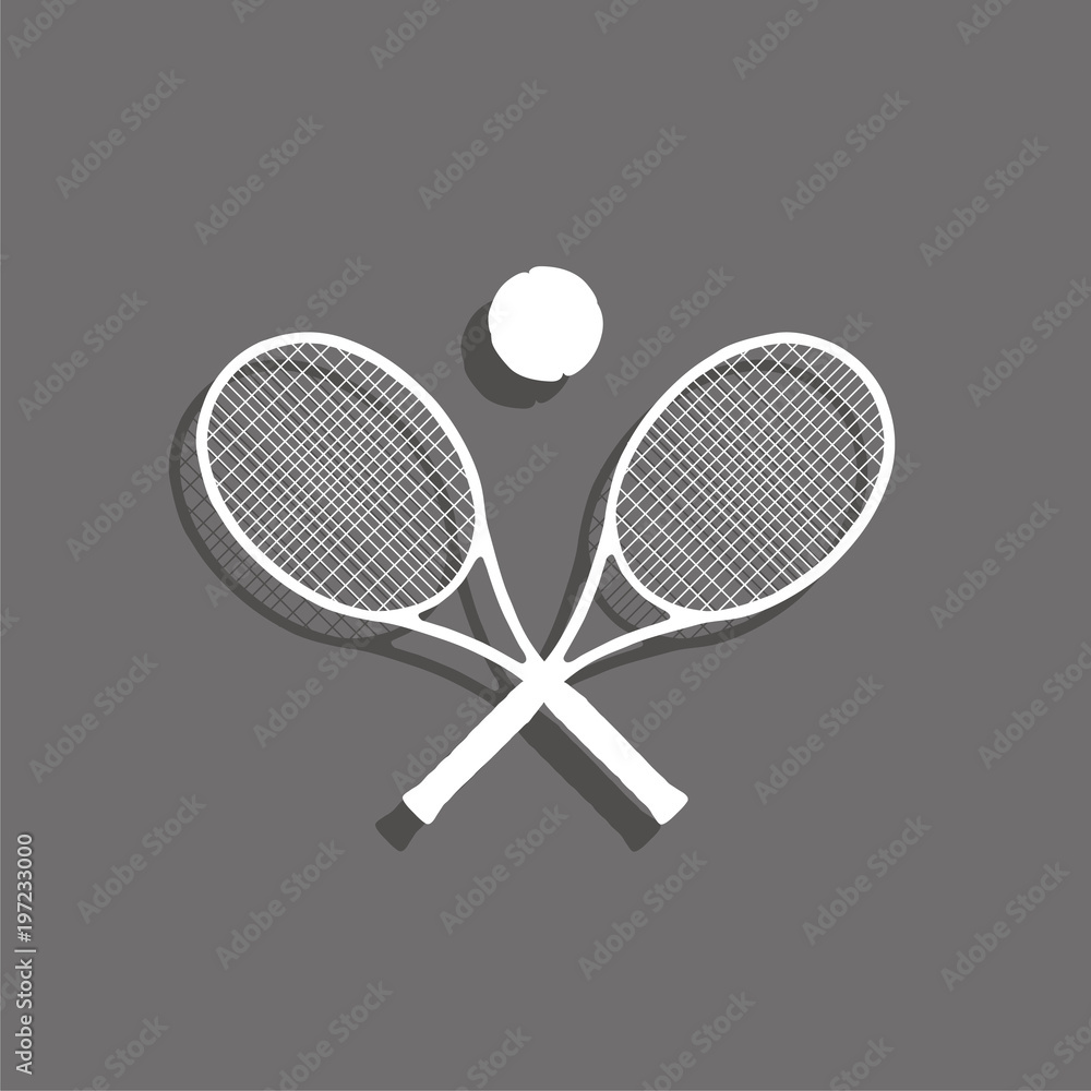 Sports symbol. Tennis. Vector icon. Sports symbol. Tennis. Vector icon.