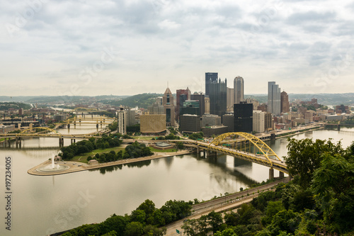 View on city of Pittsburgh from Mount Washington