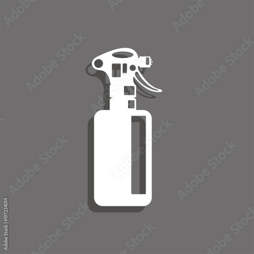 Sprinkler liquid. Symbol. Vector icon.