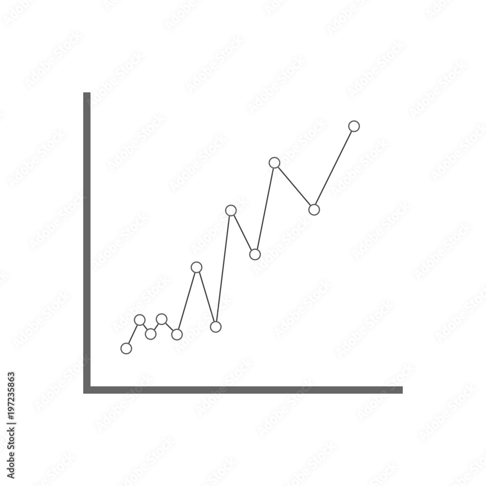 Graph chart vector icon. presentation and chart. Business concept Graph chart vector icon. presentation and chart. Business concept