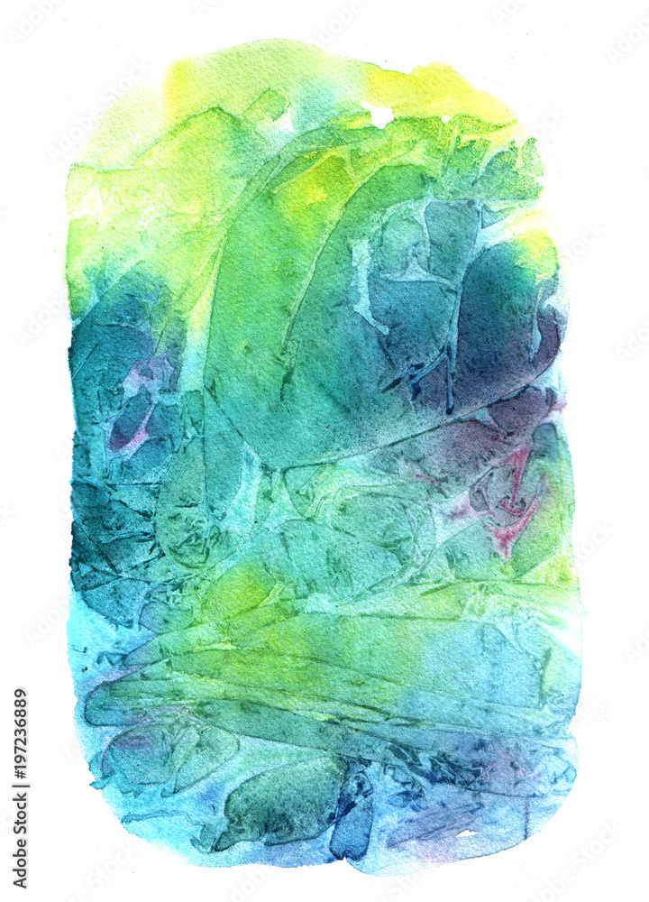 Obraz premium Watercolor hand drawn spot. 