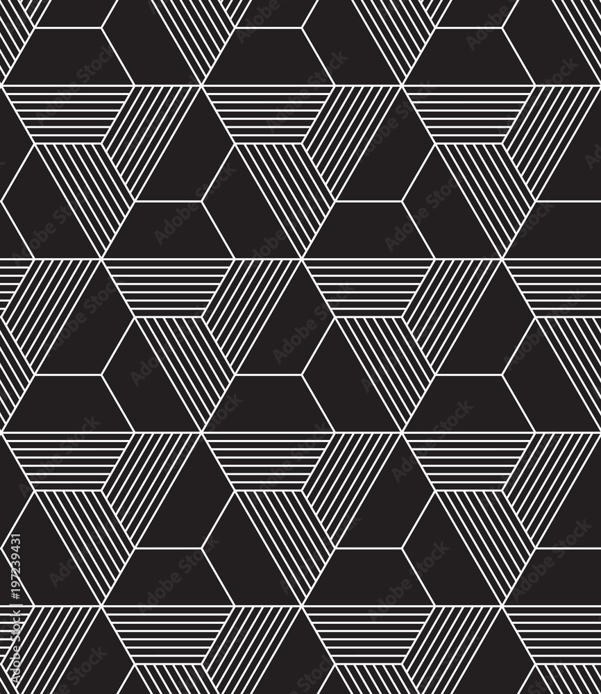 Vector abstract repeating classical background in black and whit Vector abstract repeating classical background in black and whit