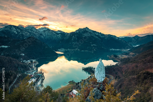 Veduta sul Lago di Ledro Trentino