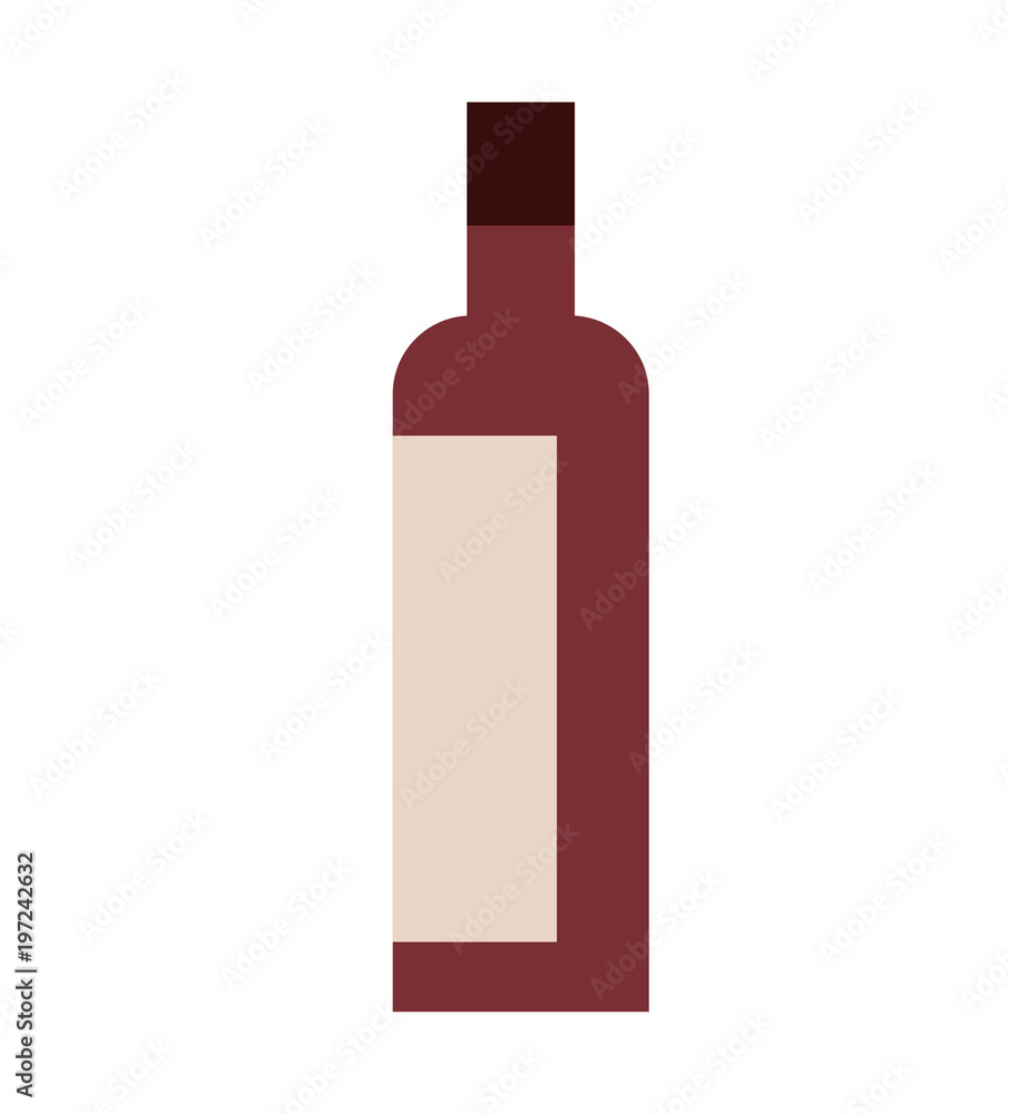alcohol drink liquor bottle image vector illustration