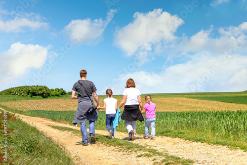 promenade en famille