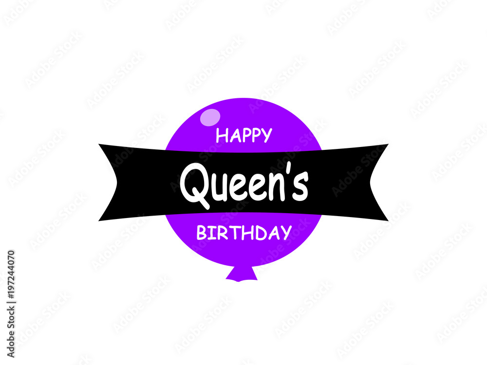 Balloon with the words Happy Birthday Balloon with the words Happy Birthday