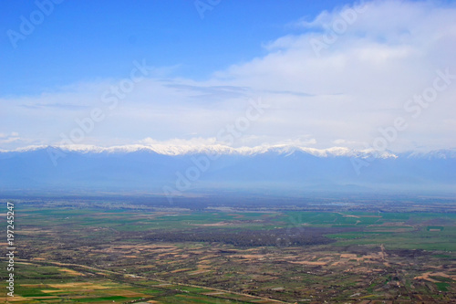 view of the mountains, the Caucasus