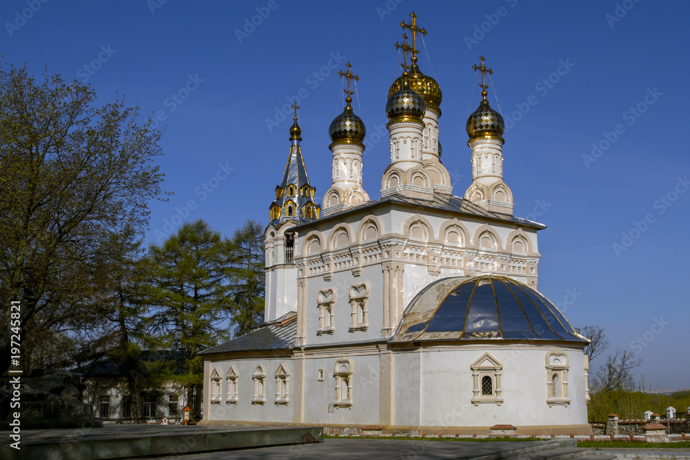 The Transfiguration Church in Ryazan. The Golden Ring of Russia. City Ryazan. Russia.