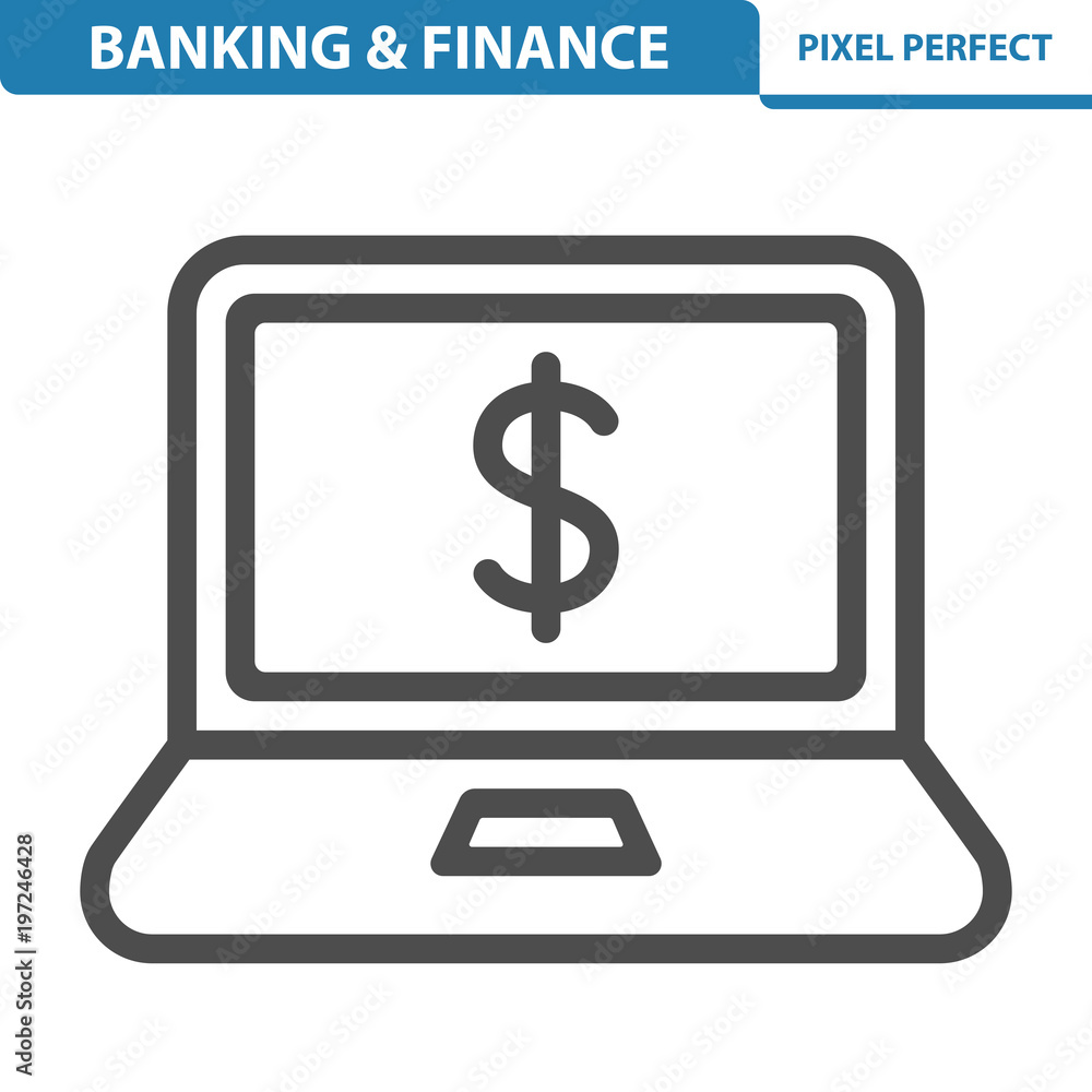 Banking & Finance Icon. EPS 8 format. Banking & Finance Icon. EPS 8 format.