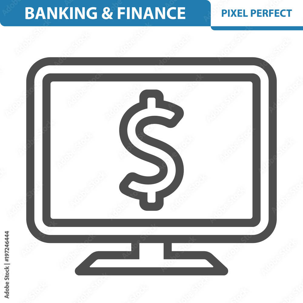 Banking & Finance Icon. EPS 8 format. Banking & Finance Icon. EPS 8 format.
