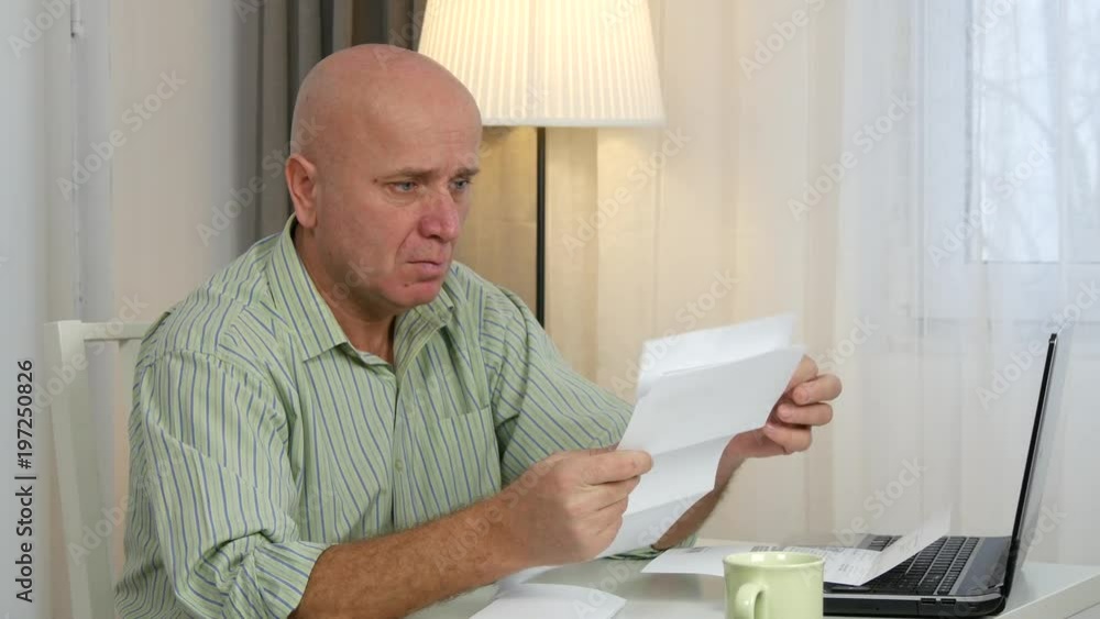 Accountant Looking Invoices Gesturing Upset Disillusioned and Disappointed Accountant Looking Invoices Gesturing Upset Disillusioned and Disappointed