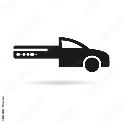 Car key icon photo