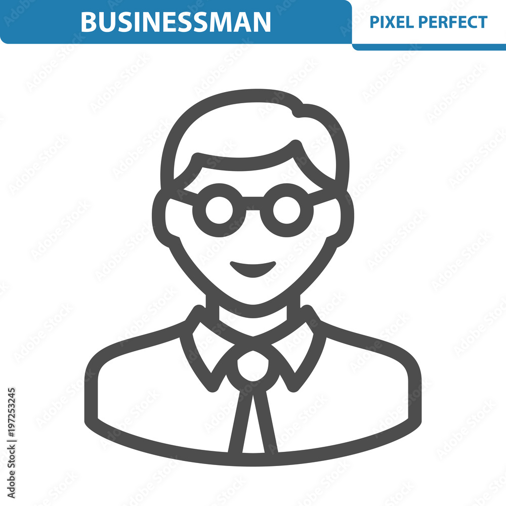 Businessman Icon. EPS 8 format. Businessman Icon. EPS 8 format.