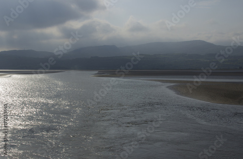 Shimmering river in north Wales