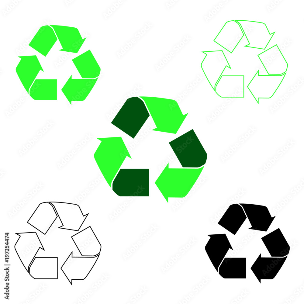 Recycle symbol. Vector Recycle symbol. Vector