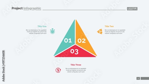Triangle Diagram Slide Template