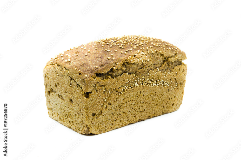 Dinkel brot dinkelbrot isoliert freigestellt auf weißen Hintergrund, Freisteller Dinkel brot dinkelbrot isoliert freigestellt auf weißen Hintergrund, Freisteller