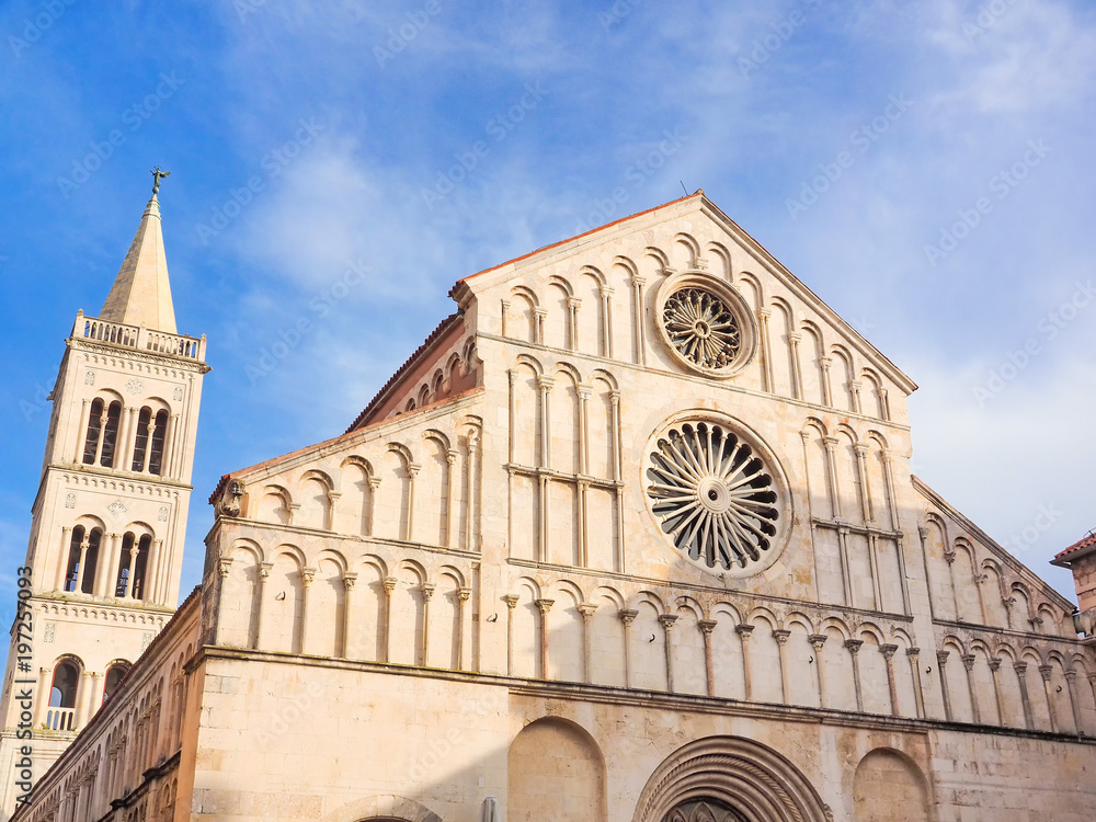Fototapeta premium Kathedrale der heiligen Anastasia in Zadar, Kroatien