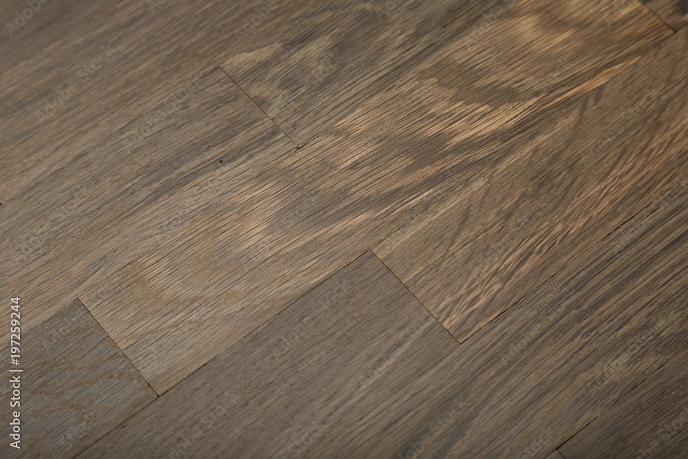 Oak old perennial dark parquet, wood texture Oak old perennial dark parquet, wood texture